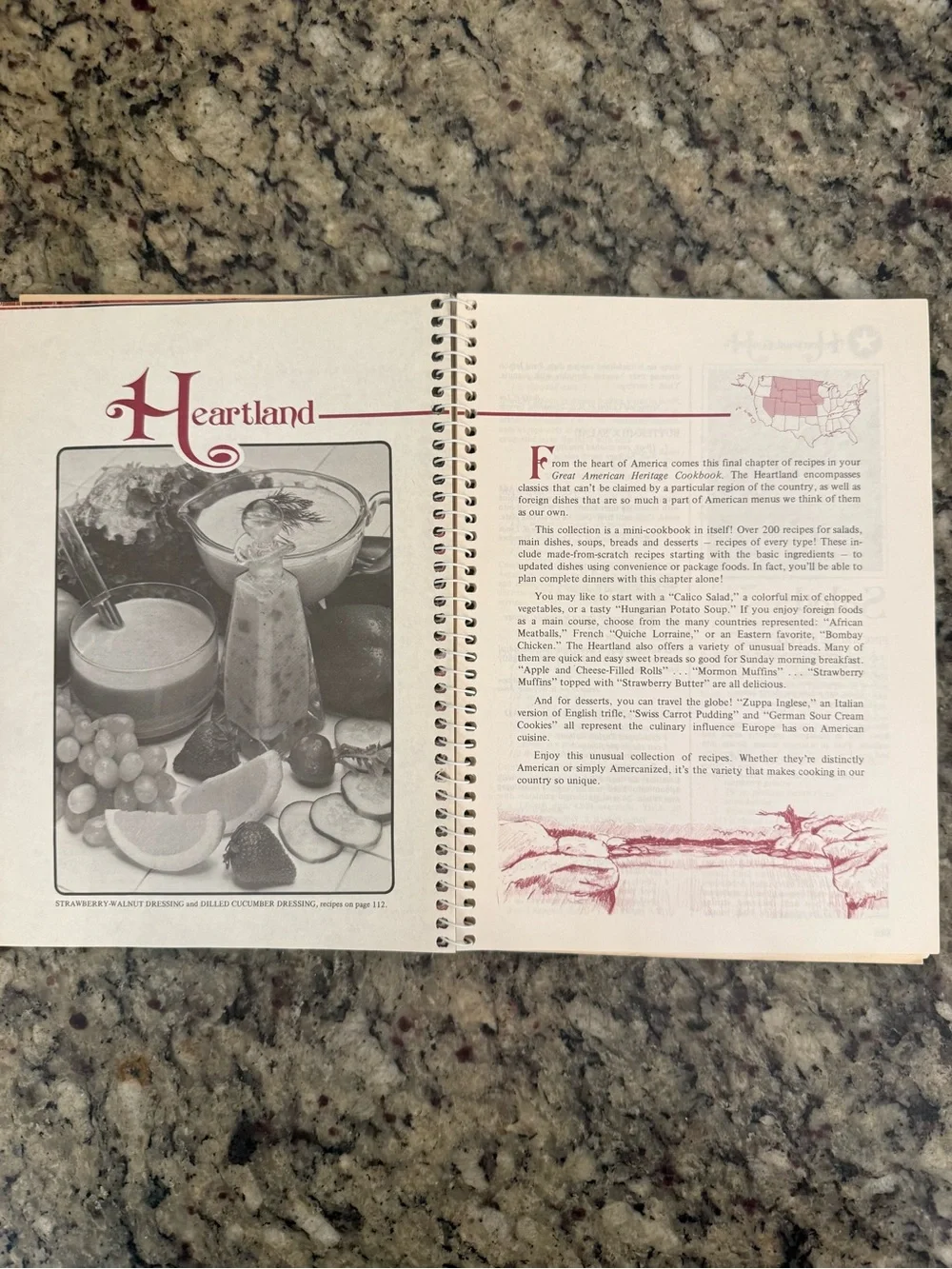 Great American Heritage Cookbook – Spiral-Bound Recipe Book